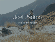 Tablet Screenshot of joelpadron.com